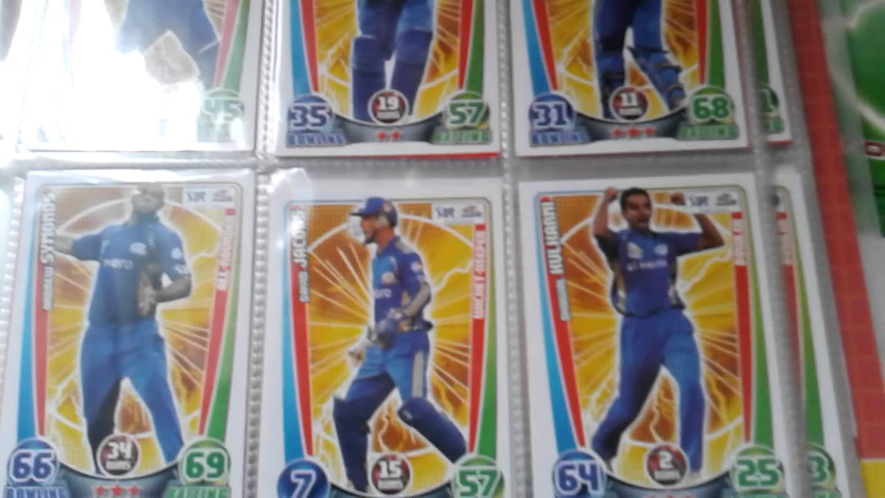 CRICKET ATTAX - full set! Every single card shown!