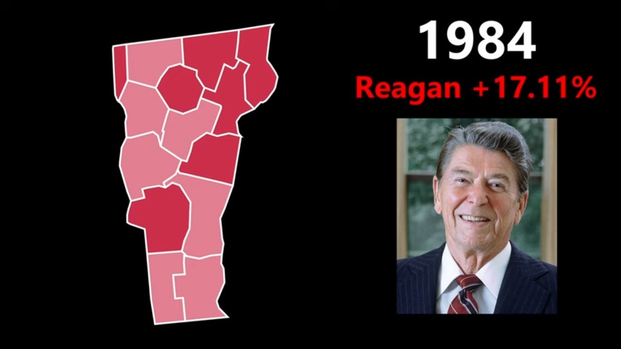 How Vermont has voted in Each Presidential Election | Visualized!