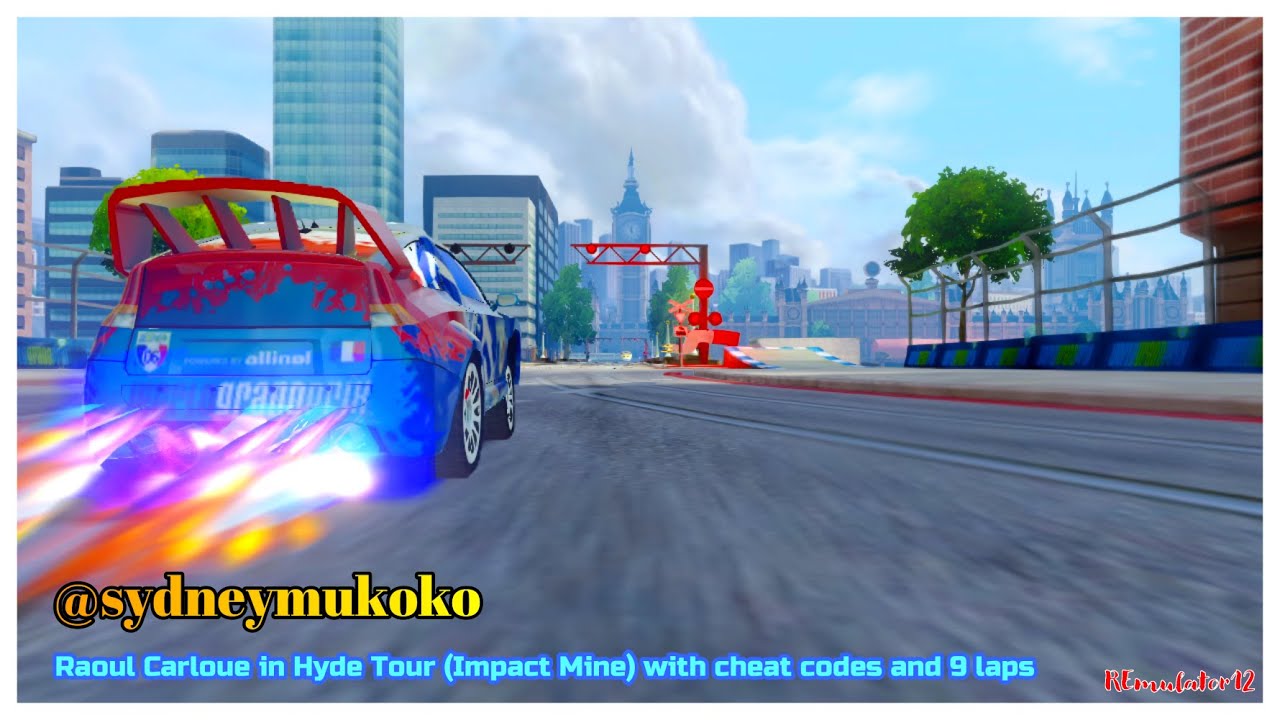 Cars 2 The Video Game | Raoul CaRoule - Battle Race (Impact Mine) | Hyde Tour 9 Laps