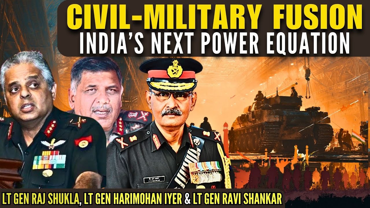 Civil-Military Fusion: Lt Gen Raj Shukla's new book; Is this realistic? • #TheGunnersSight