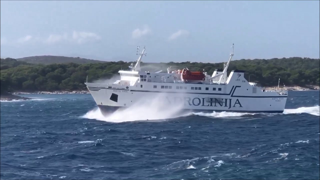 Trajekt Bartol Kašić u jakom jugu