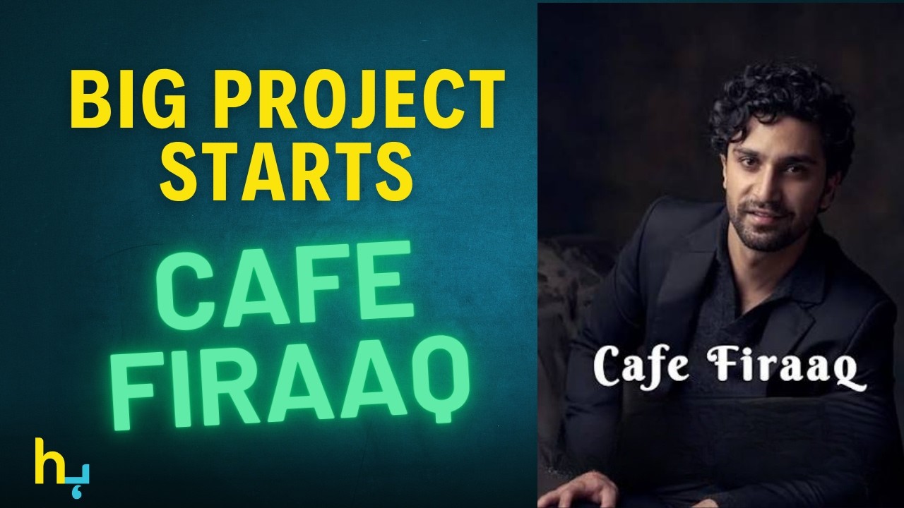 Ahad Raza Mir Starts Shooting Cafe Firaaq 😱 | अहद | Hungama Express
