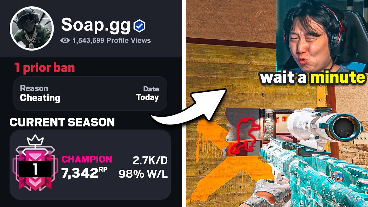 Exposing the #1 CHAMP in Siege (CHEATING?!)