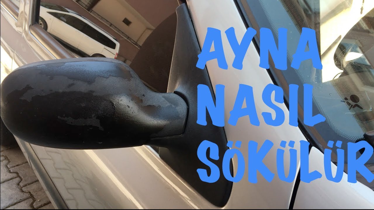 Renault Clio Ayna tamirat  / Remove Clio right side door mirror