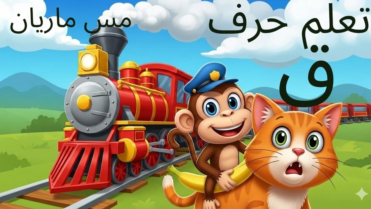 حرف ق للأطفال | قَ قِ قُ | شرح سهل وممتع مع Miss Mariana مس ماريان صوت حرف ق وشكله وطريقة كتابته