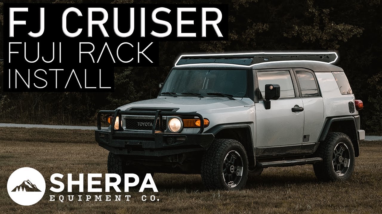 Sherpa Equipment Company FJ Cruiser Fuji Rack Install