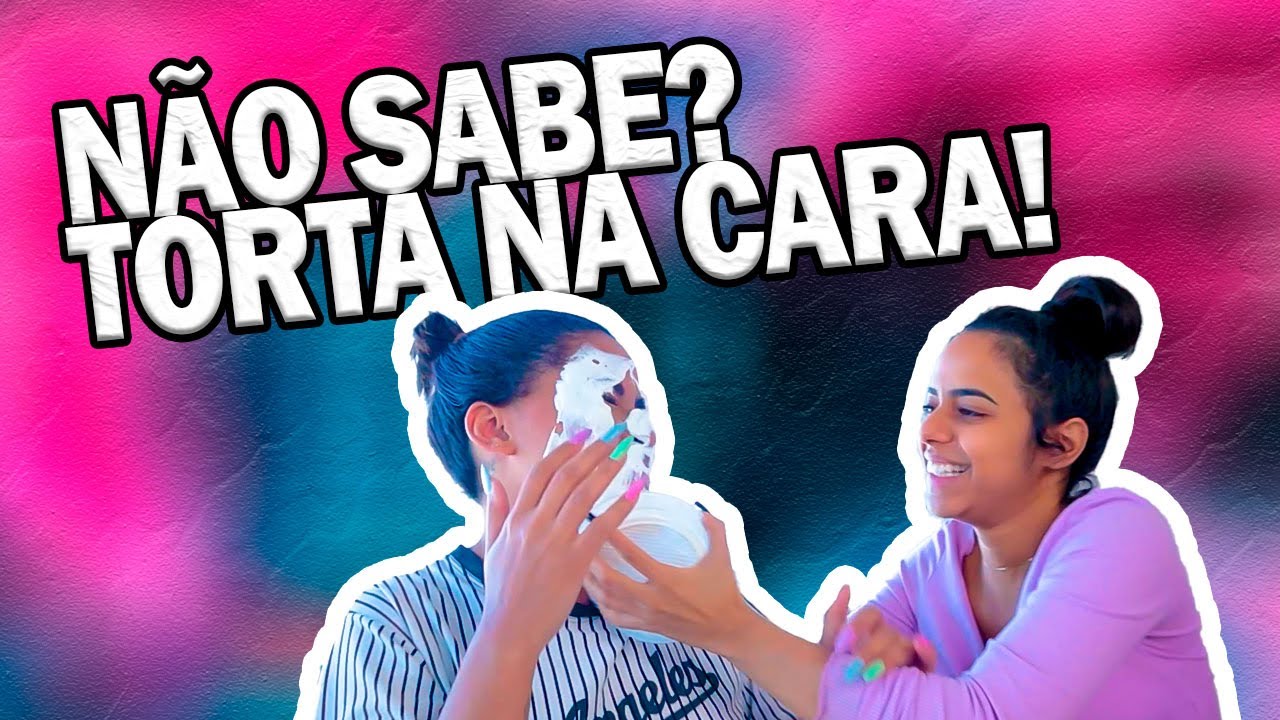 TORTA NA CARA! ERROU LEVOU!