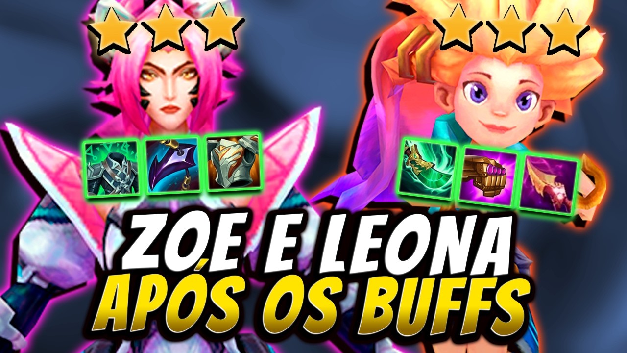 TESTEI COMP DE ZOE COM LEONA NO NOVO PATCH APÓS OS BUFFS!!!!