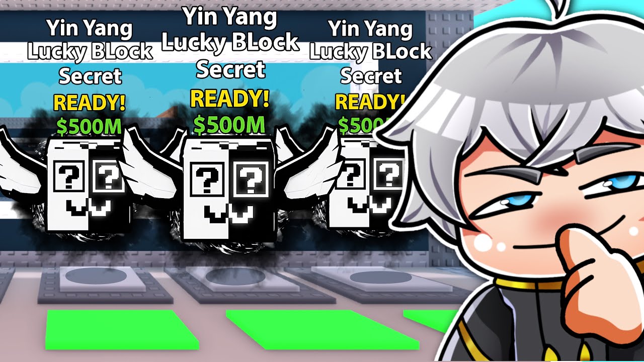 Buka 100 Yin Yang LUCKY BLOCK di Steal a Brainrots!