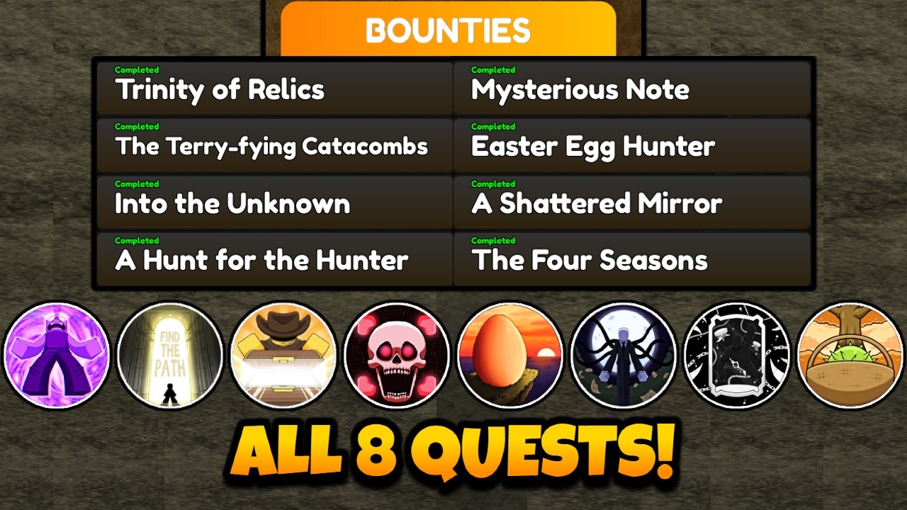 How to COMPLETE ALL 8 BOUNTIES / QUESTS from THE HITMAN in SLAP BATTLES (Updated 2026) [ROBLOX]