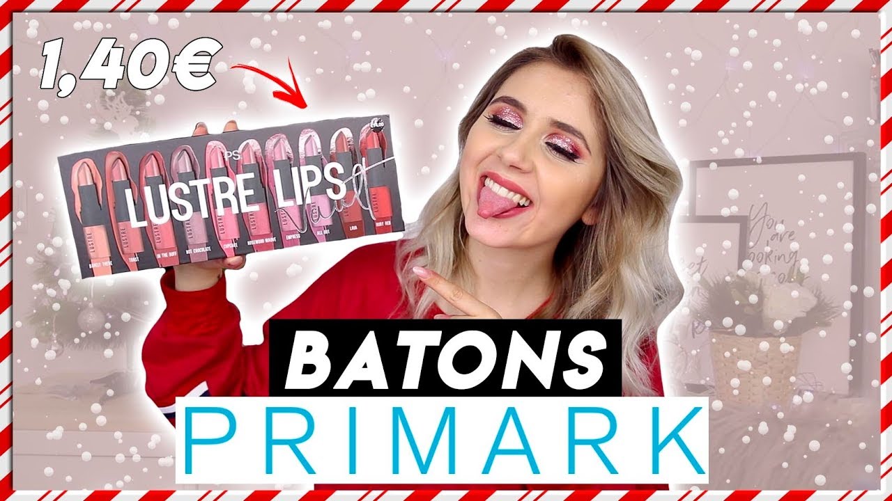 KIT de BATONS da PRIMARK | #NATALCOMAGENTIL | Joana Gentil