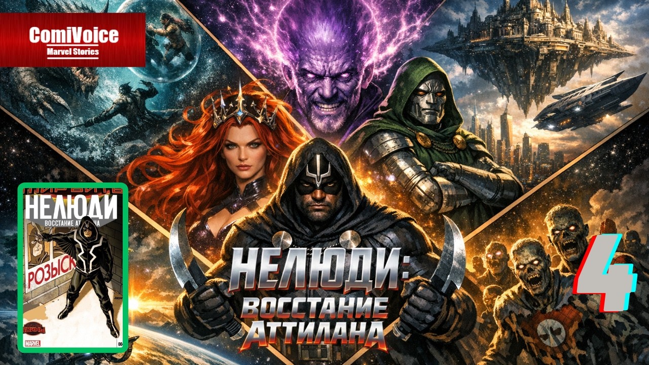 Нелюди: Восстание Аттилана №4 — Медуза vs Тор Корпус \ Секретные Войны