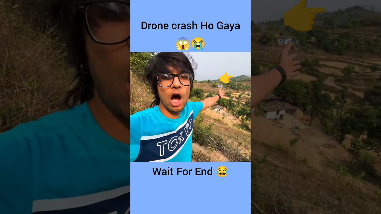 Drone crash Ho Gaya 😭 ll sourav joshi vlogs ll #shorts #youtubeshorts