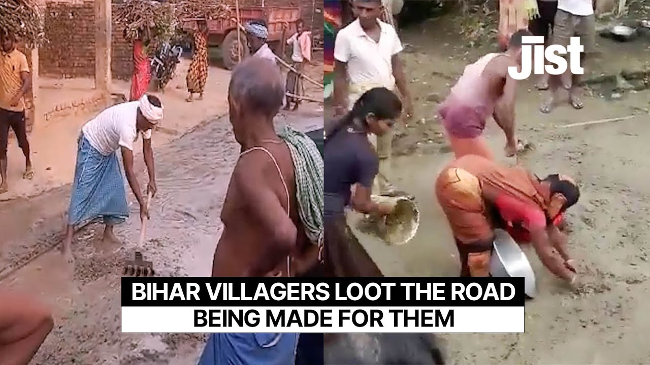 Bihar Villagers Loot The Road Being Made For Them | Jist