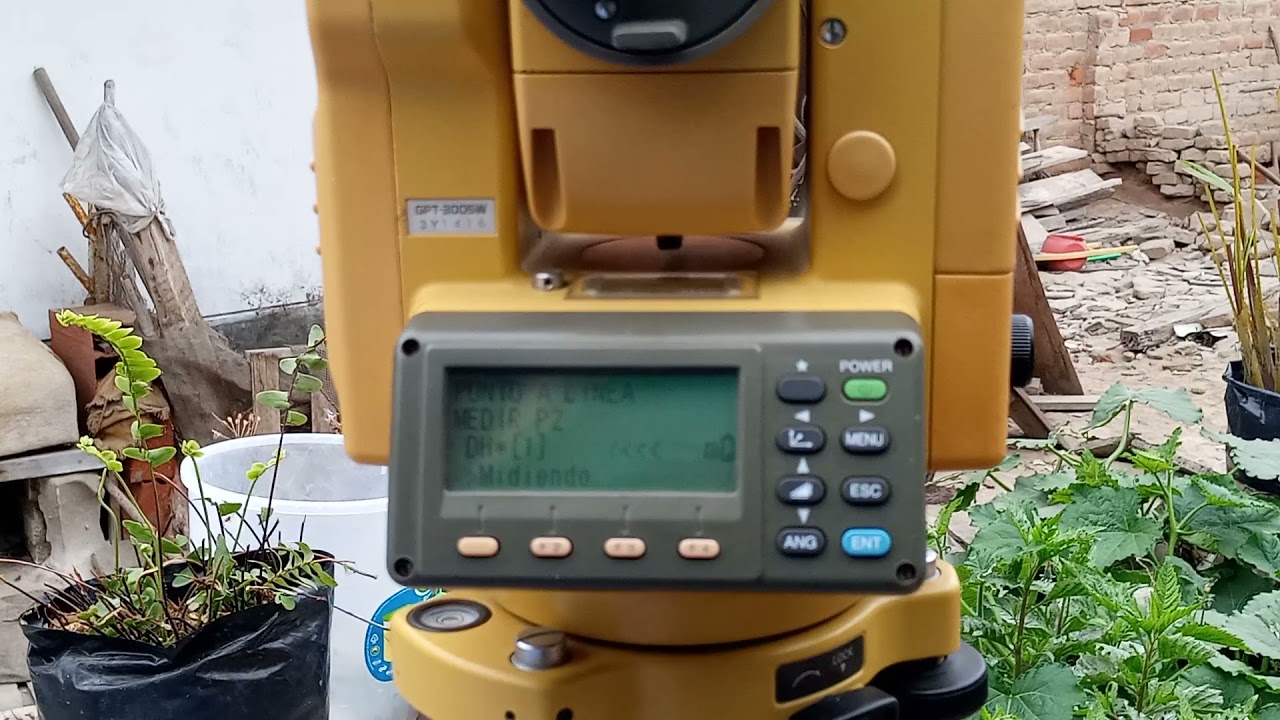 PUNTO A LINEA ( TOPCON ) Con Tarjeta Reflectiva.!