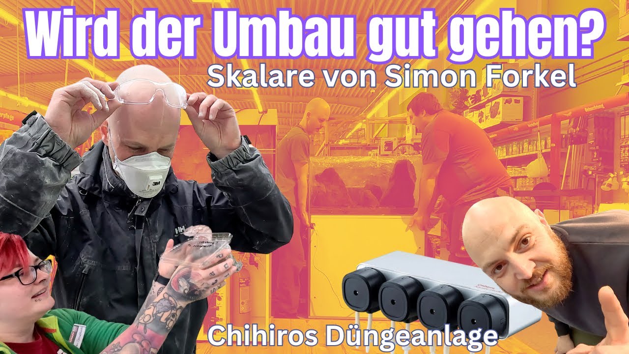 Unsere Aquarien auf neuem Niveau | Chihiros Düngeanlage | Simon Forkel Skalare & CO2 Umfüllanlage