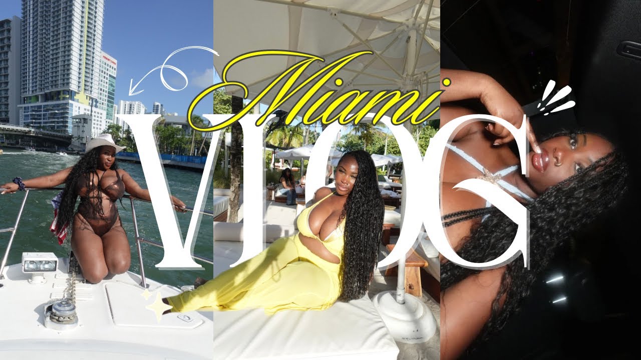72 Hours in MIAMI Vlog | Nikki Beach, Yacht Party, Brunch and Dinner at Carbone