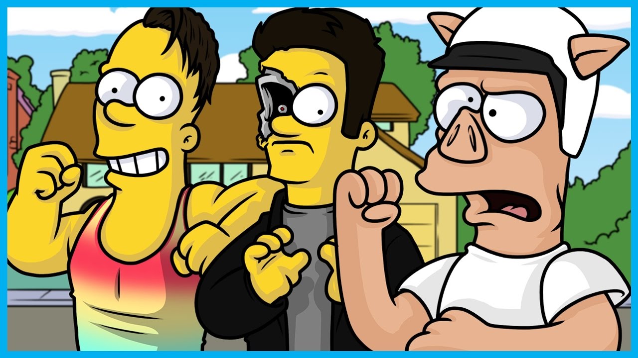 Garry's Mod Deathrun Funny Moments Simpsons Edition! - Worst Intro Ever, Duff Beer!