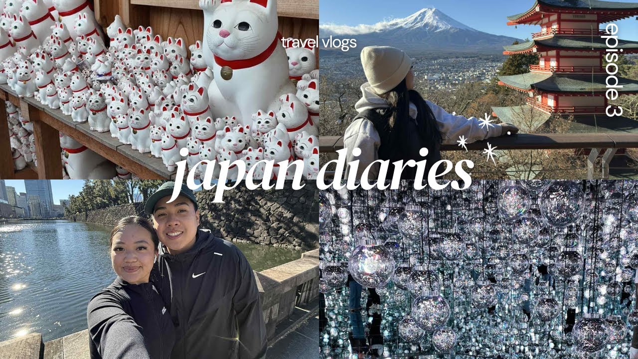 japan diaries ep.3 | disneyland, kyoto, mt fuji, tokyo, what I eat & more