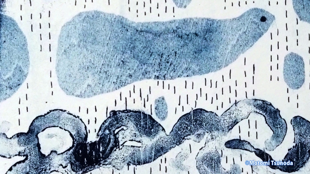 Mokulito LIVE 95 ウォータレス木リト／熟成オムニクローム鉛筆／Waterless Lithography on Wood/ Omnichrom Pencil's Changing