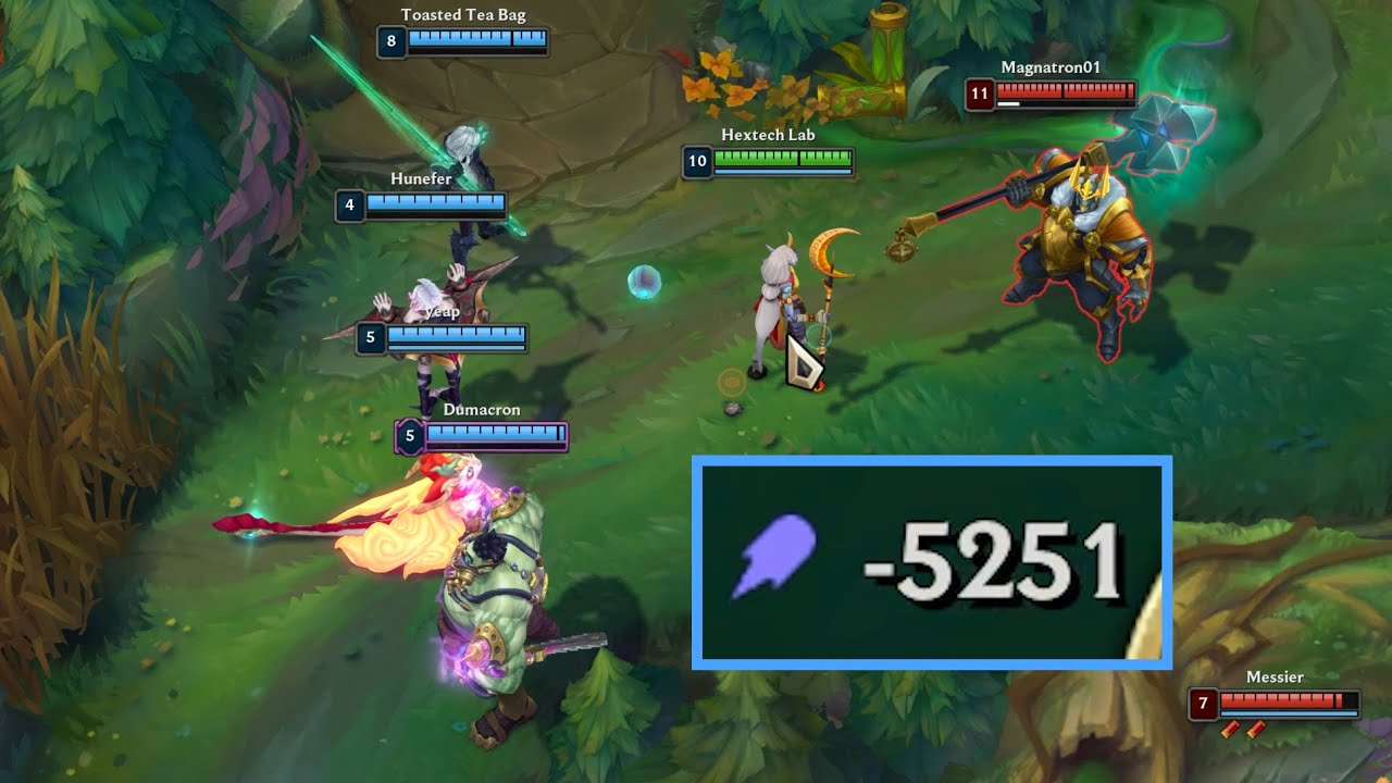 Soraka with -5251 AP vs. Her Own Team!