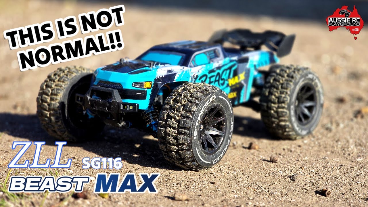 I'm Lost for Words! ZLL SG116 Beast Max 3S Run with fresh shocks and tyres