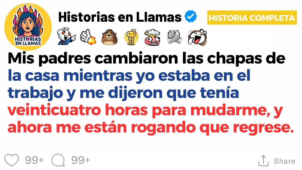 [HISTORIA COMPLETA] Mis padres cambiaron las chapas de la casa mientras yo estaba en el trabajo y