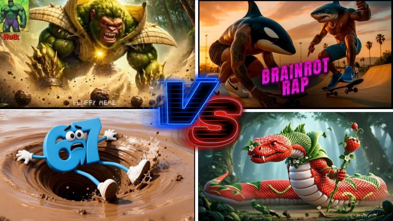 BRAINROT SUPERHEROES  VS MEMKOS | TELIS HOP EDM RUSH