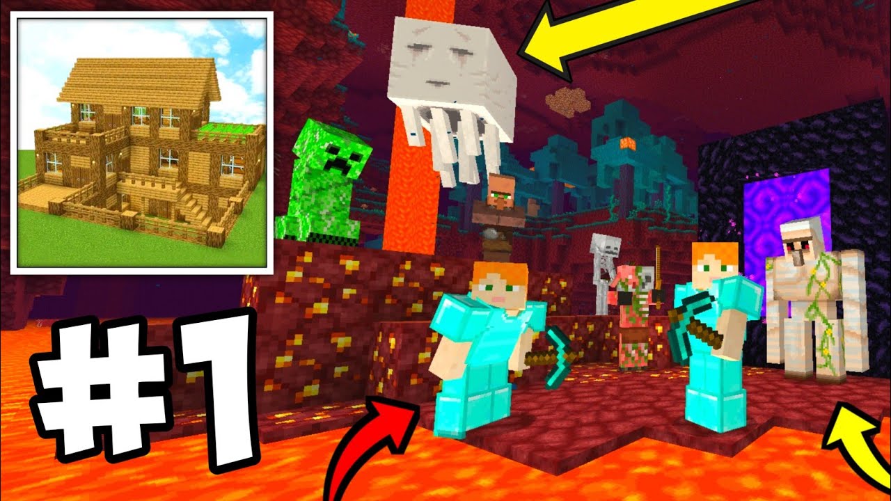 Villages & Pillagers Block Crazy Robo World New Multiplayer Survival Walkthrough Part 1