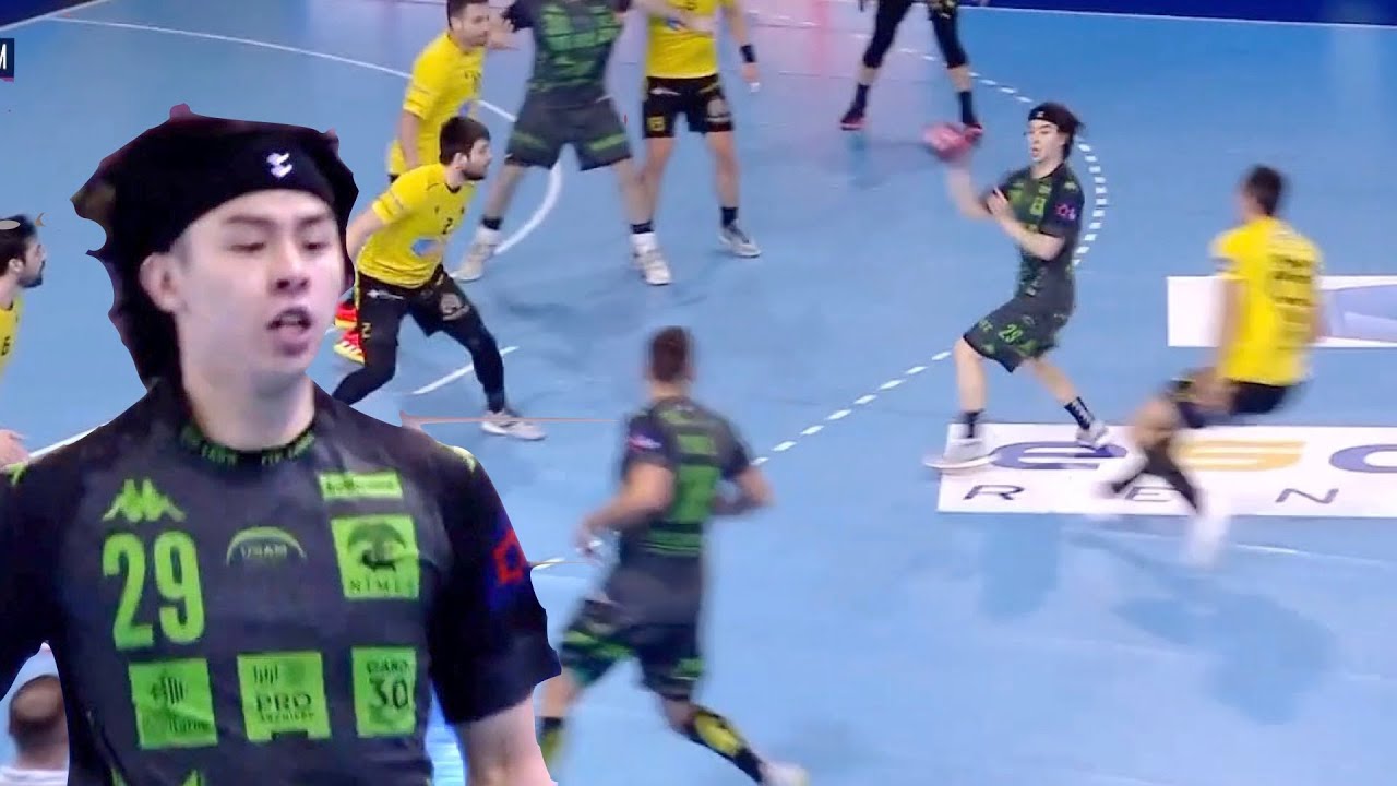 Kosuke Yasuhira | USAM Nimes Gard | vs AEK Athens | EHF European League 2021/2022 22.2.2022