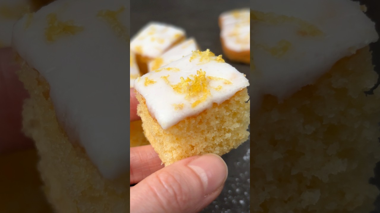 Easy 5-Minute Lemon Cake Recipe | Quick & Delicious Dessert!🍋