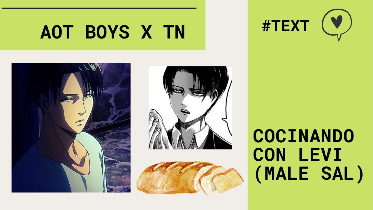 💫LEVI y T/N COCINAN juntos | Levi x T/N | Aot TEXT 💫