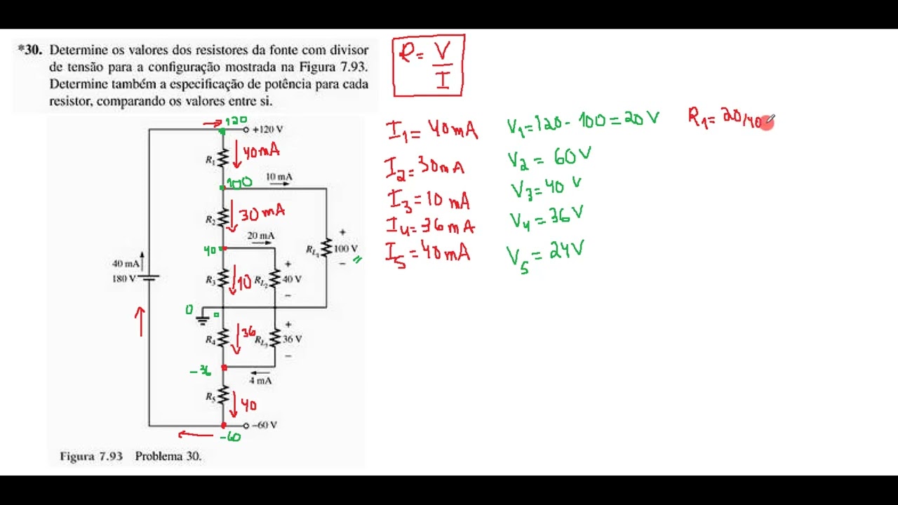 Circuitos Elétricos - Exercício 7.30