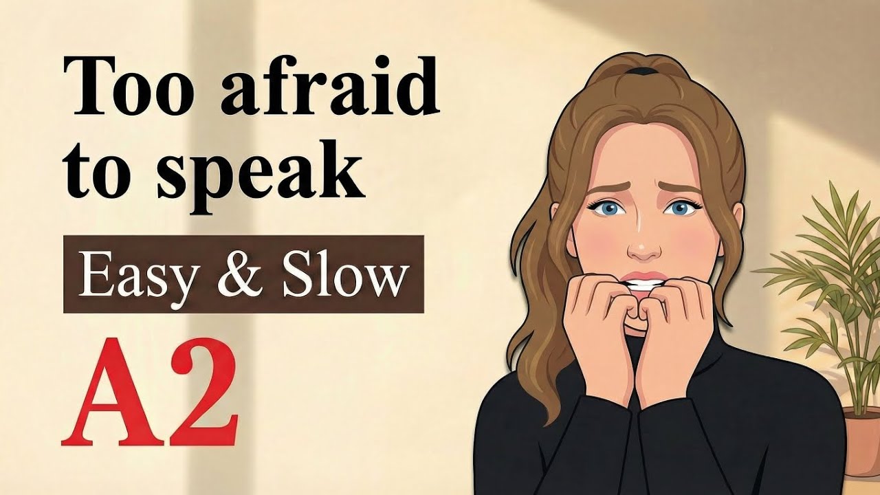 She Was Too Afraid to Speak English | Easy Story About Courage | A2 Level