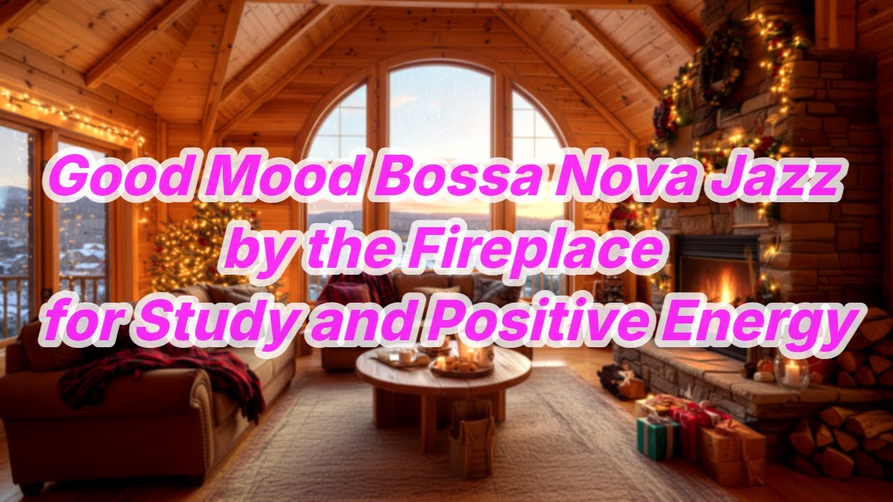 Good Mood Bossa Nova Jazz by the Fireplace for Study and Positive Energy 3