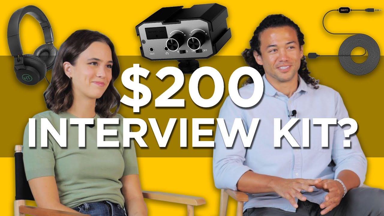 How to Record Lavalier Interview Audio on a $200 Budget |  YouTube Audio Tips