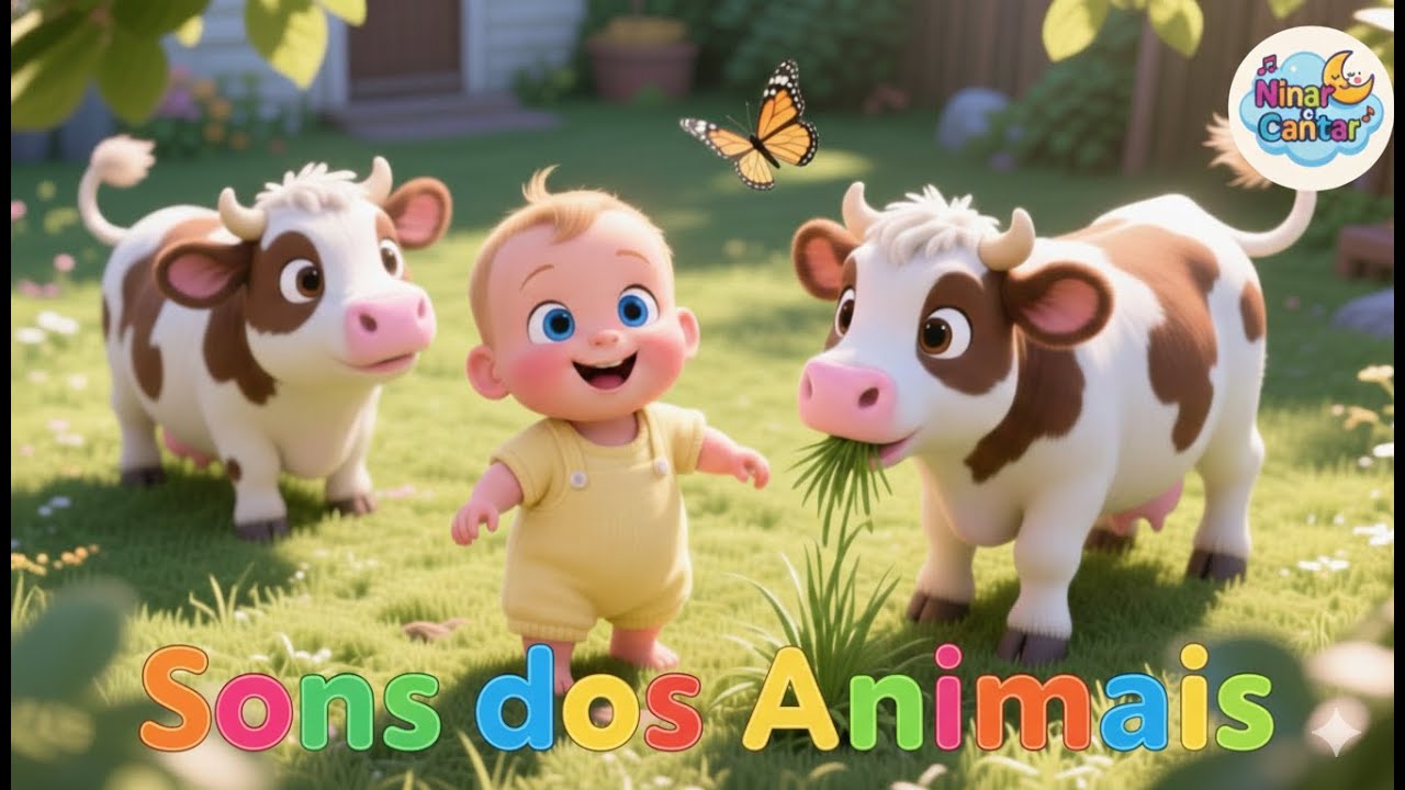 Au-au, Miau e Muuu! Sons dos Animais – Música Infantil #animais
