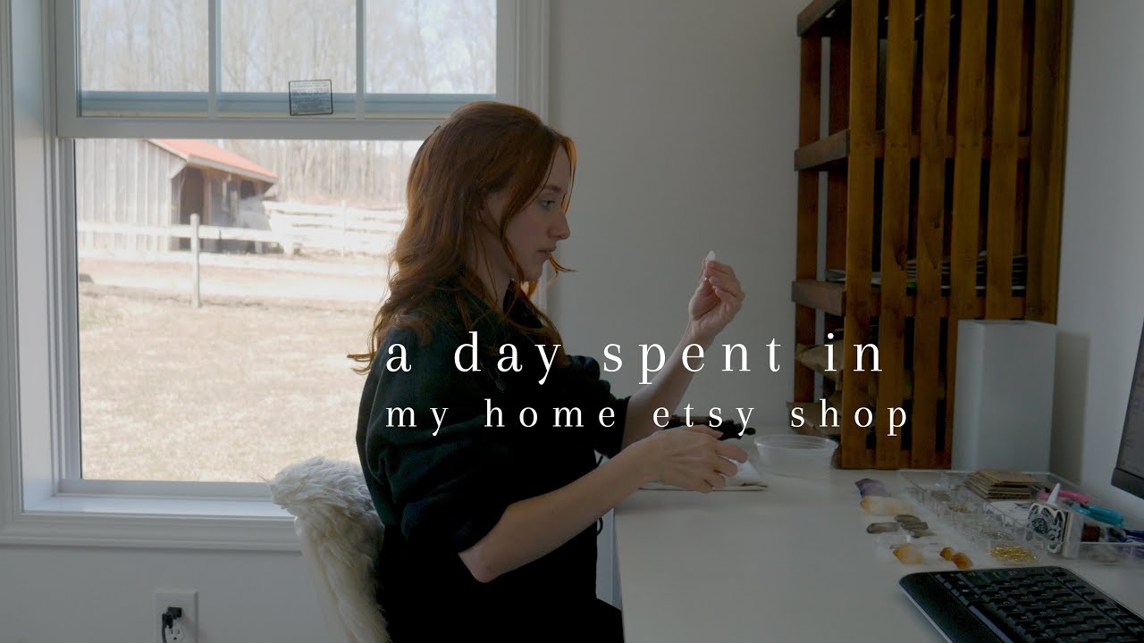 A Day in the Life of an Etsy Jewelry Shop Owner | Vlog 2