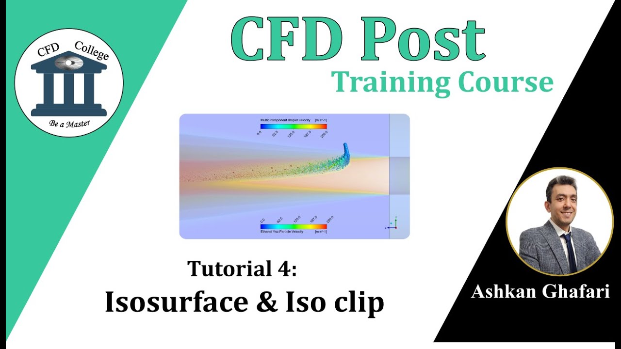 CFD Post Tutorial 4 | How to create isosurfaces and iso clips?