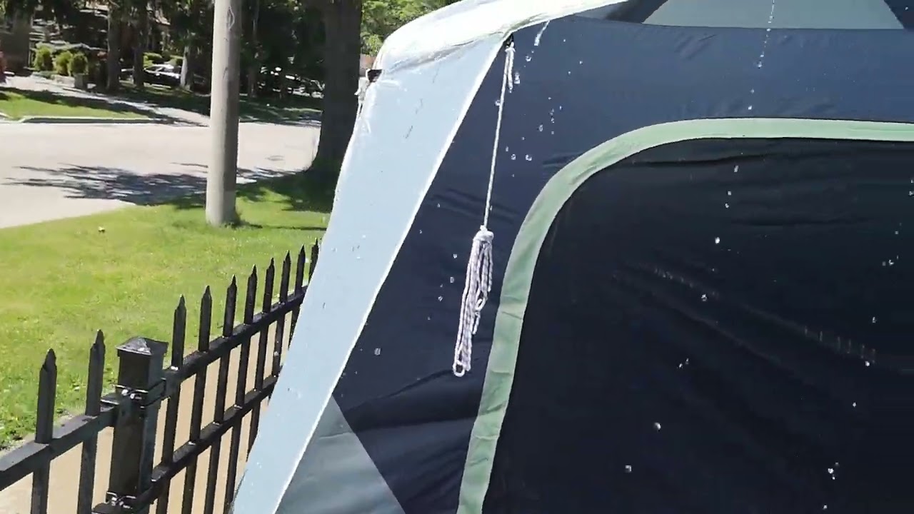 Coleman 8 Person SkyLodge Tent Rain test