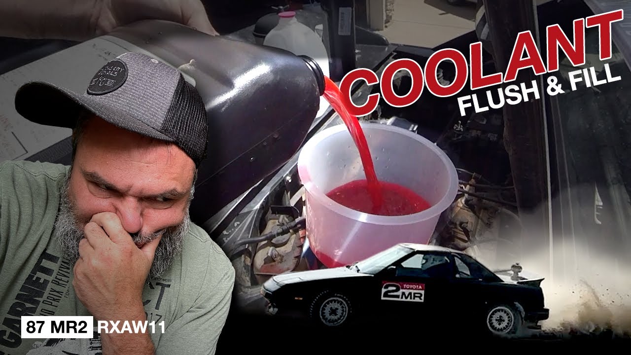 Toyota MR2 (AW11) Coolant Flush and Thermostat Replacement