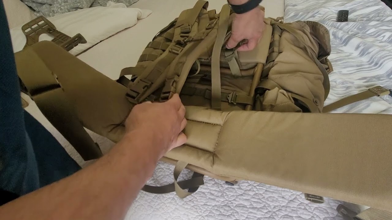 Tactical Tailor Low Profile Adjustable Super Straps on TT FILBE USMC Pack (GRF Pack) Shoulder Straps