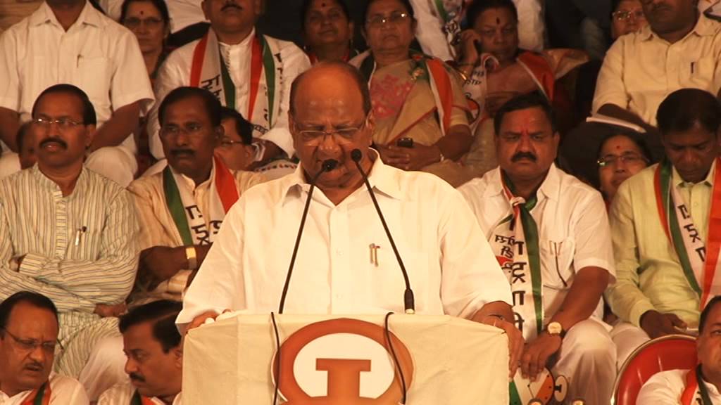 4.10.14 Sharad Pawar speaks at pune (balewadi) rally