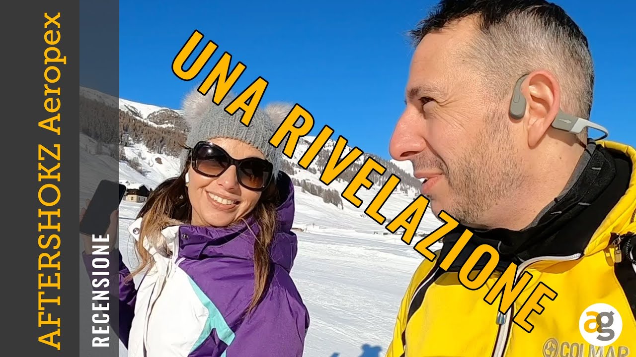 Recensione CUFFIE CONDUZIONE OSSEA Aftershokz Aeropex. OTTIME!