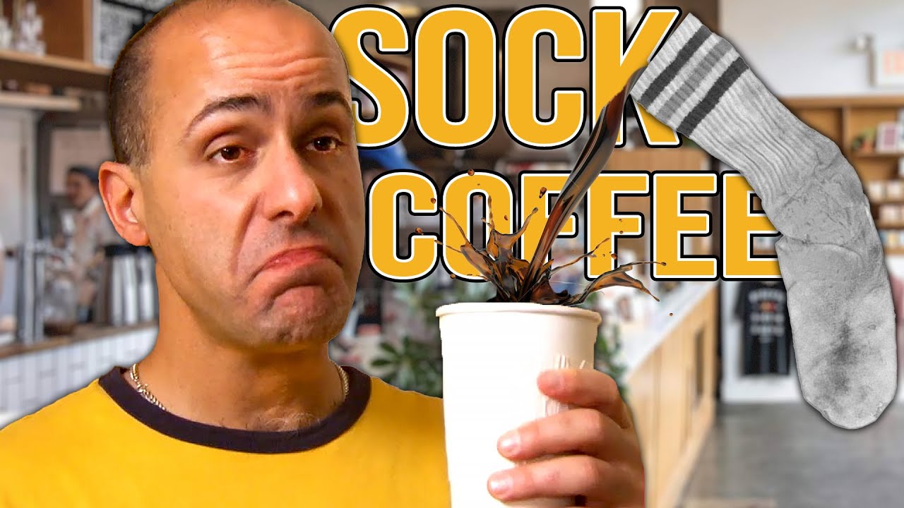 Brewing Coffee In A Sock - Extreme Cheapskates | React Couch