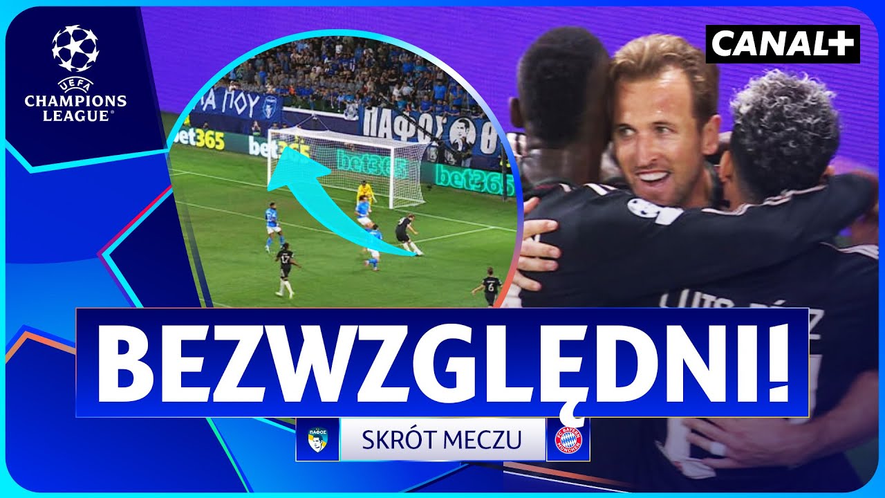 KANE BAWIŁ SIĘ W OFENSYWIE! CYPRYJCZYCY BEZRADNI! PAFOS - BAYERN, SKR&Oacute;T MECZU