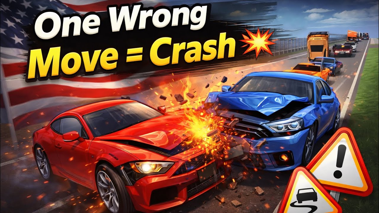 One Wrong Move = Crash 💥 | - Car Game - 3D Driving Class 2026