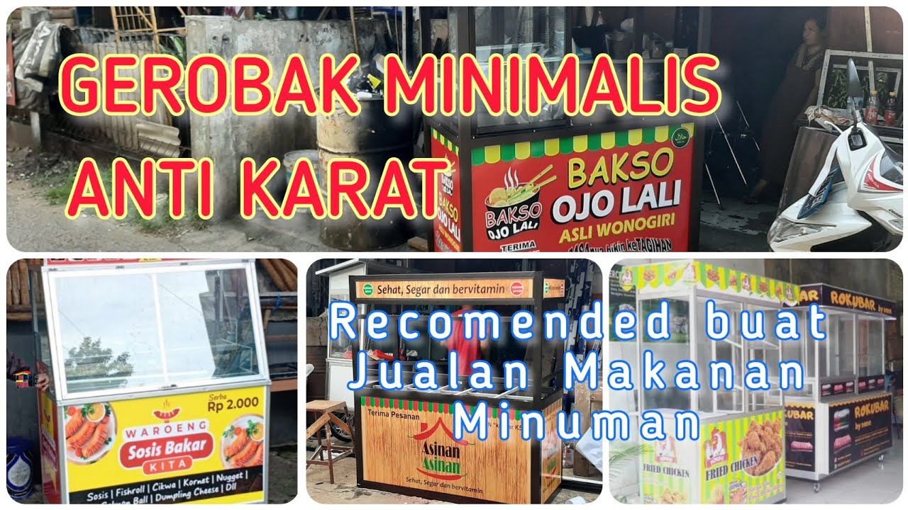 GEROBAK Minimalis dengan Budget Tipis, Bisa? | Jualan Makanan Minuman