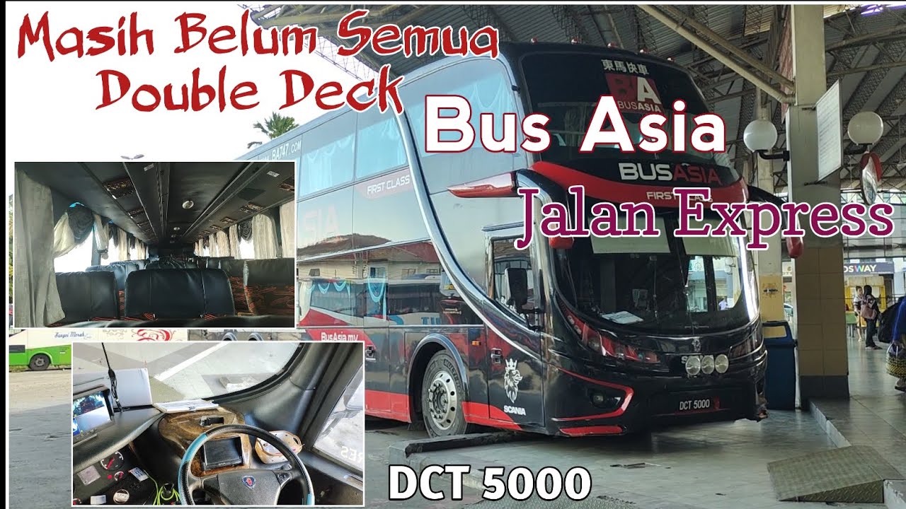 Double decker Bus Asia Belum Ada sepenuhnya Jalan Express