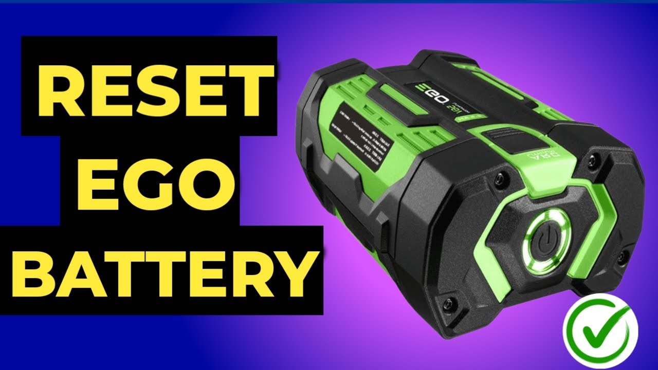 How To Reset EGO Battery – BMS Wake Up, Red Green Light Codes & Charging Fix